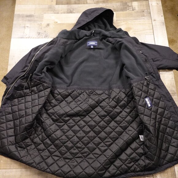 Lands’ End Squall Parka Women’s 1X Petite (16W–18W) Black Waterproof Windproof - Picture 12 of 16